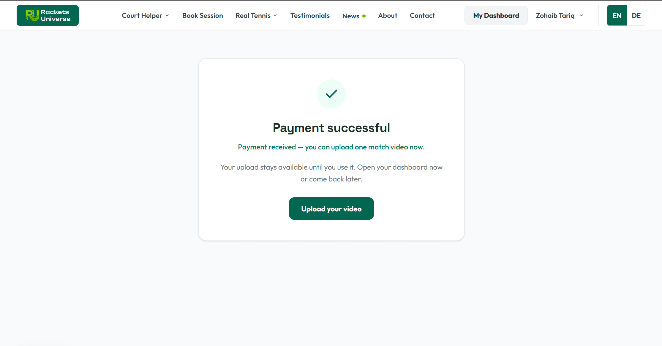 On Payment Success